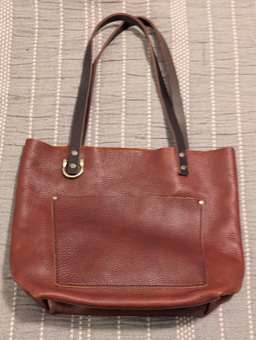 Portland Leather Medium Classic Tote - Nutmeg